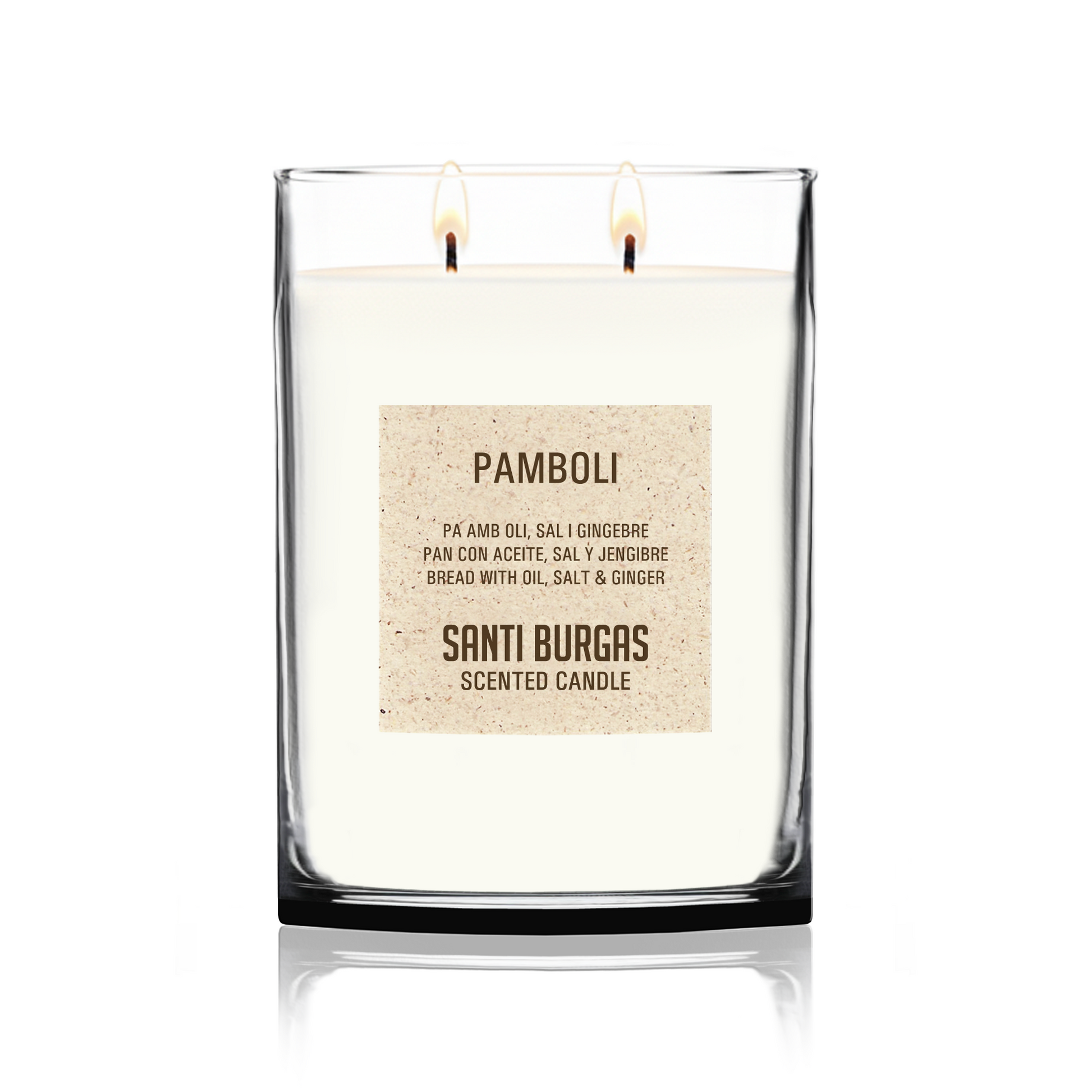 scented candle pamboli bread with oil, salt and ginger. Love