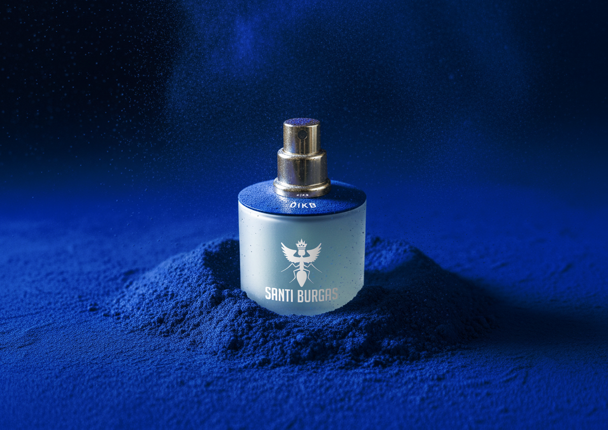 Azul Klein. ÔIKB de Santi Burgas. Lavanda e iris.